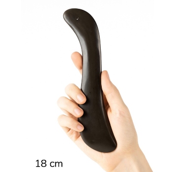 Bian Stone, Gua Sha Tool, S Shaped (18 x 4.5cm)